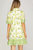 Vestido print floral verde