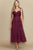 Vestido tul vino