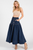 Falda larga denim