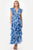 Vestido organza azul