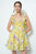 Vestido corto floral