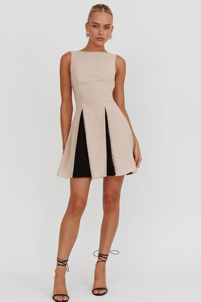 Vestido beige 25/10%