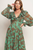 Vestido verde flores 50/30%