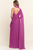 Vestido largo morado