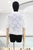 Camisa de tul blanca con flores