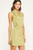 Vestido corto verde pistache