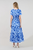 Vestido flores azul
