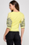 Blusa amarilla acanalada