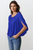 Blusa globo azul royal