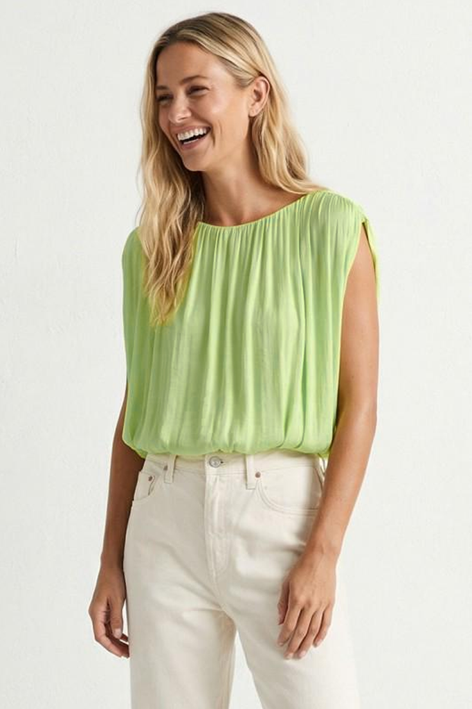Blusa globo verde claro