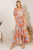 Vestido azul claro floral