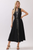 Vestido negro con blanco