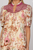 Vestido print floral rosa