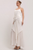 Vestido plisado blanco