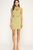Vestido corto verde pistache