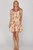 Vestido print floral rosa