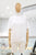 Blusa blanca pliegues