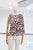 Blusa print café