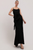 Vestido plisado negro