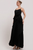 Vestido plisado negro