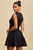 Vestido negro corto