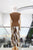 Conjunto chaleco y pantalón camel