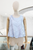Blusa satín baby blue