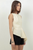 Blusa asimétrica beige