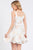 Vestido hojas bordadas