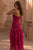 Vestido volantes fucsia