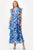 Vestido organza azul
