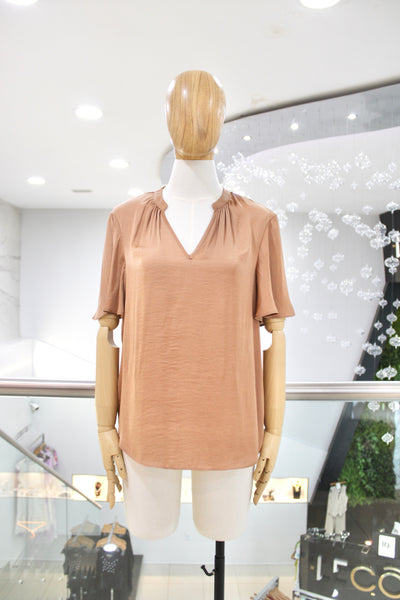 Blusa café v