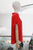 Blusa fluida roja
