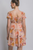 Vestido floral coral