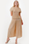 Conjunto plisado beige