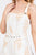 Vestido hojas bordadas