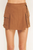 Falda short cargo café