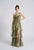 Vestido a un hombro verde