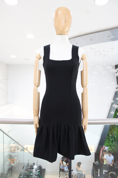 Vestido negro tejido