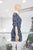 Conjunto denim de encaje