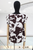 Blusa animal print café