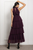 Vestido halter morado de tul