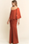 Vestido largo chedron