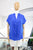 Blusa mao azul 50/30%