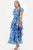 Vestido organza azul