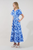 Vestido flores azul
