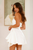 Vestido corto blanco