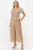 Conjunto plisado beige