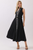 Vestido negro con blanco