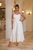 Vestido midi blanco